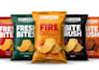 design modern and professional potato chips packaging label
